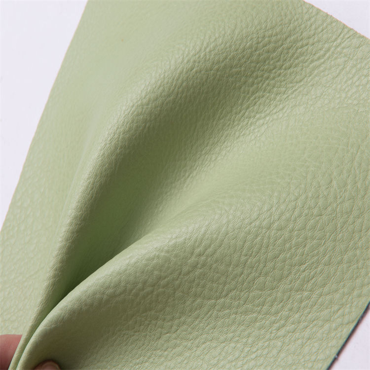 brushed suede backing litchi embossed faux leather for bags handbags - Image 2