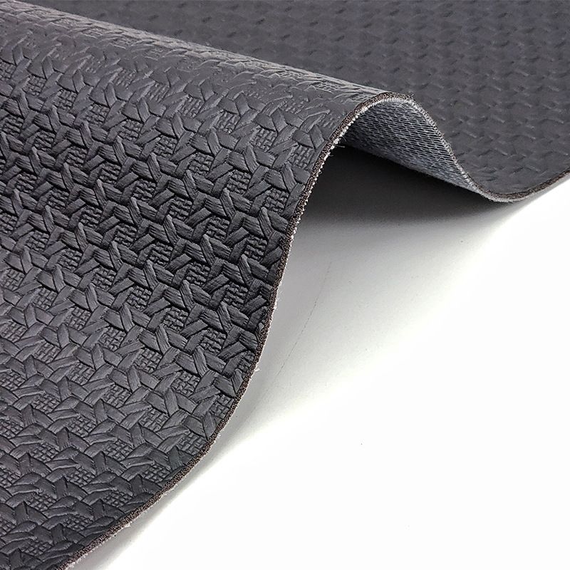 Woven PVC synthetic leather woven patternHandbag Wallet Case Shoes Notebook Car floor mat faux Leather Fabric - Image 2