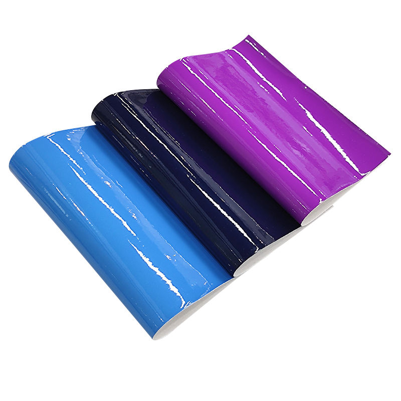 Solid Colors Patent Glossy Mirror Waterproof Pvc Synthetic Leather for Making Patent Bag Shoes - Image 3