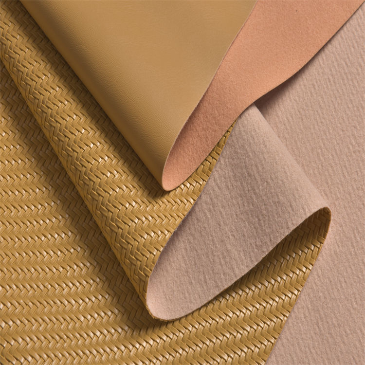 Professional Leather Manufacturer PVC PU Leather Upholstery Fabric Synthetic Faux Leather - Image 4