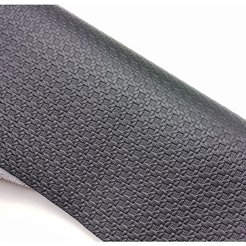 Woven PVC synthetic leather woven patternHandbag Wallet Case Shoes Notebook Car floor mat faux Leather Fabric - Image 4