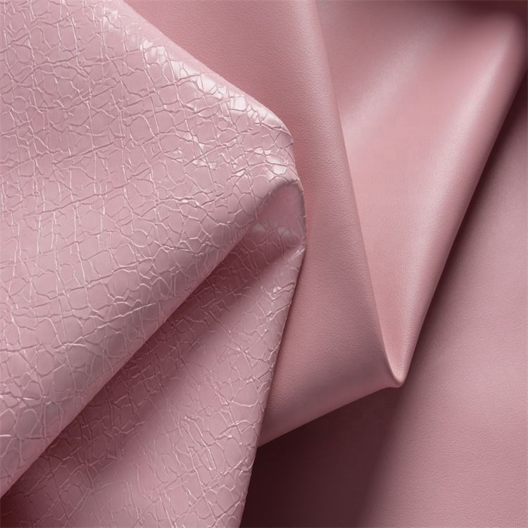 manufacture semi pu synthetic leather with Critical crack applied to bags luggage - Image 4
