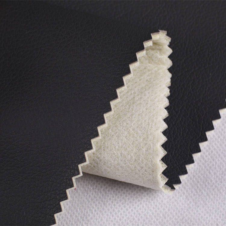 Bonded 2023 Composite Woven Car Seat Fabric Plain Leather or Artificial PVC with Foam and Mesh Dingxin Pvc Leather for Sofa - Image 5