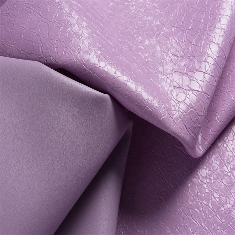 manufacture semi pu synthetic leather with Critical crack applied to bags luggage - Image 5