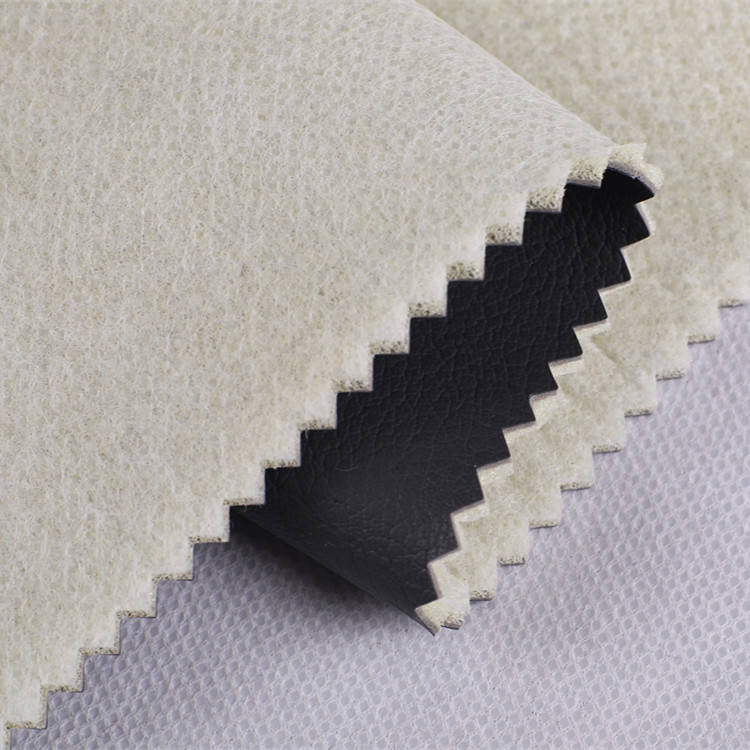Bonded 2023 Composite Woven Car Seat Fabric Plain Leather or Artificial PVC with Foam and Mesh Dingxin Pvc Leather for Sofa - Image 6