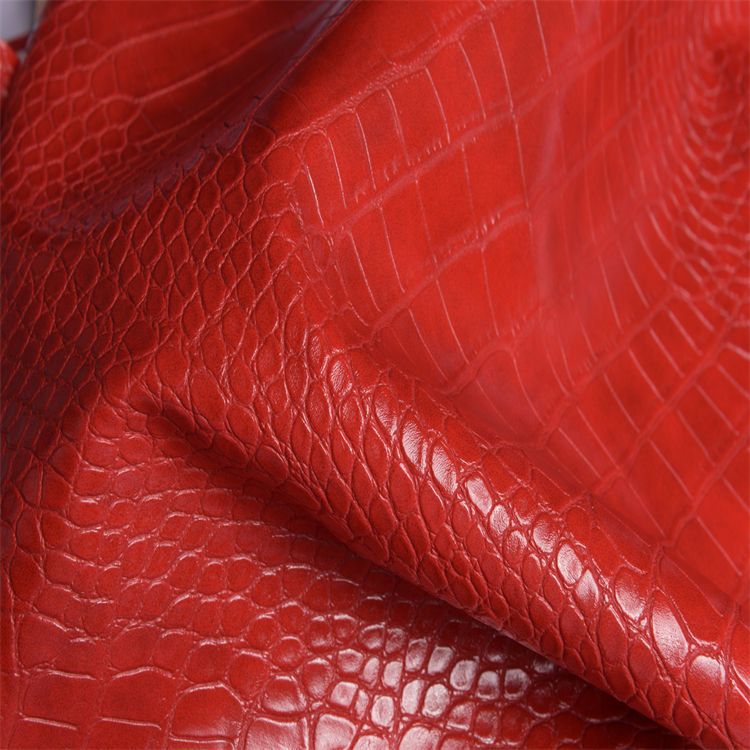Factory Direct Sales Faux Leather Suede Microfiber Half PU Material Fabric Leather - Image 6